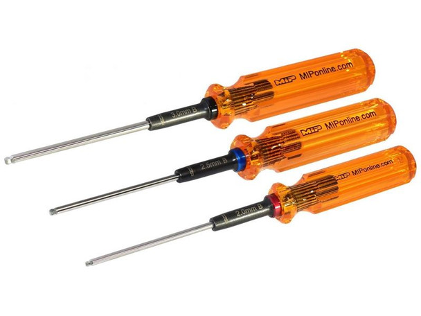 MIP Hex Driver Ball Wrench Set Gen 2 Metric 2.0 2.5 3.0mm MIP9606