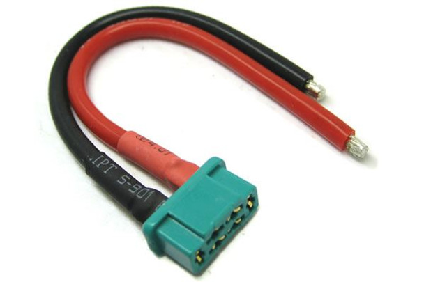 Etronix Male Multiplex MPX With 10cm 14AWG Silicone Wire ET0622 Green RC cable