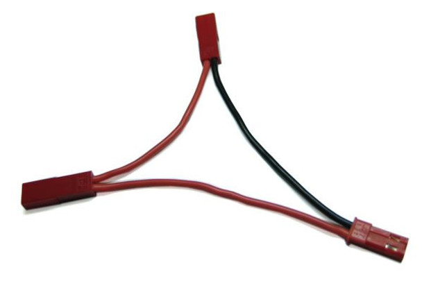 Etronix JST in Series Cable ET0702 Male two female connectors Y harness splitter