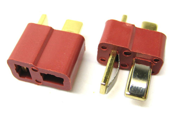 Etronix Deans Plug 1 Male 1 Female ET0787 Pair T-Plugs RC block Connector set