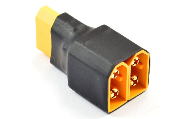 Etronix XT60 Parallel Dual Adaptor Plug ET0854 XT-60 4cm Battery Harness RC
