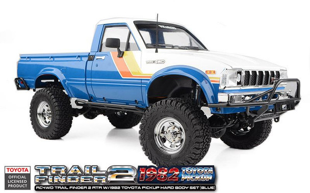 RC4WD Trail Finder 2 RTR w/1982 Toyota Pickup Hard Body Set BLUE Z-RTR0069 TF2