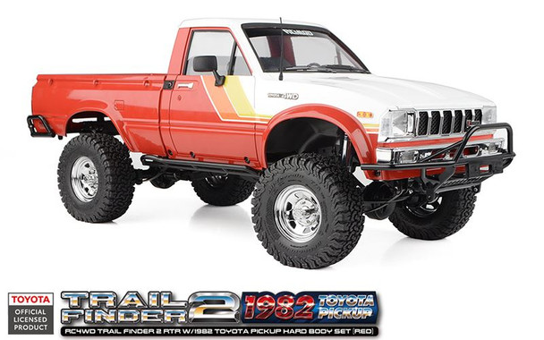 RC4WD Trail Finder 2 RTR w/1982 Toyota Pickup Hard Body Set RED Z-RTR0070 TF2
