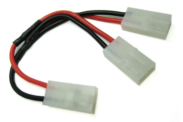 Etronix Female Tamiya Y Extension Adaptor ET0714 Plug Parallel Y-Lead 10cm Wire Etronix Female Tamiya Y Extension Adaptor ET0714 Plug Parallel Y-Lead 10cm Wire