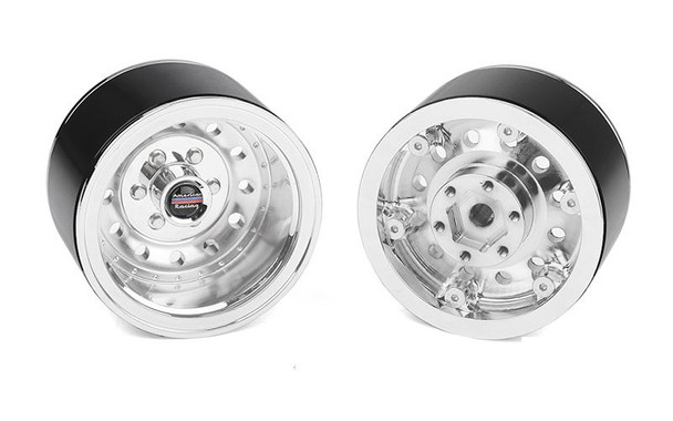RC4WD American Racing 1.9" Outlaw II Deep Dish Beadlock Wheels Z-W0088 CHROME