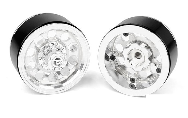 RC4WD Fuel Off-Road 1.9" FF31 Beadlock Wheels REAR Z-W0353 12mm Hex CHROME