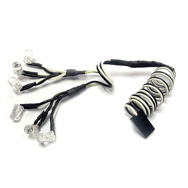 FTX Carnage 2.0 Brushless Front Bumper 6x 5mm LED Light Set FTX6346 45cm lead