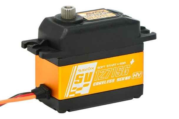 Savox 'High Voltage' Std Ultra Fast 25Kg 0.08@7.4V Updated SAV-SV1271SG+ HV 8.4v