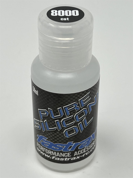 Fastrax Racing Pure Silicone Diff Oil 8000cst FAST61-8K Gear 50ml easy pour RC