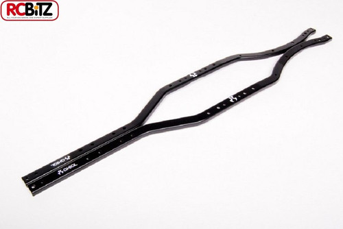 Axial SCX 10 Chassis Rail Set 2 METAL C channel rails BLACK SCX10 Scale ...