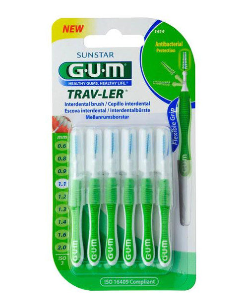 Cepillo interdental trav-ler 1,1 mm gum