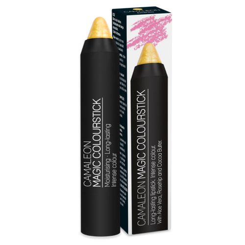 Camaleón magic colourstick. pintalabios permanente. color amarillo