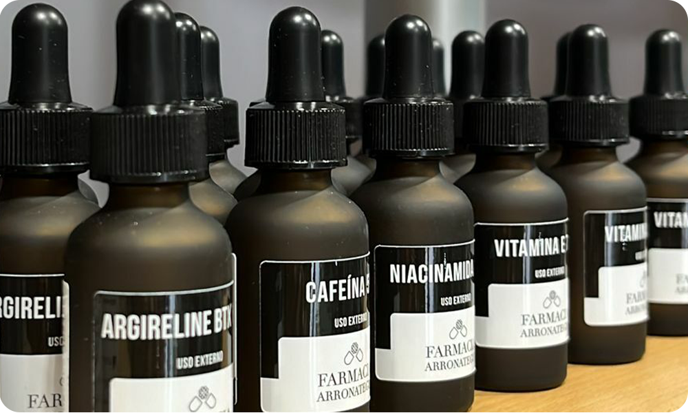 Marca propia de dermocosmética en Farmacia Arronategui, en Mallabia, Bizkaya