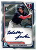 2024 Bowman Baseball - 2024 Bowman Chrome 1st Walker Jenkins Autograph - Presale - Pre Order