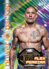 One-of-a-kind Alex Pereira UFC Power Packed card from Topps Stadium Club. Features championship belt, multicolor streaked background, and Light Heavyweight designation—an elite 1/1 collectible for serious MMA investors.