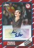 Isabeau Levito autographed figure skating card from 2026 Topps Chrome U.S. Winter Olympics & Paralympic Team Hopefuls featuring Team USA Olympic branding