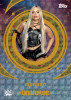 Liv Morgan featured on a 2025 Topps WWE Universe trading card with vibrant galaxy-style design and official WWE branding.