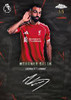 Mohamed Salah autograph card from 2026 Topps Chrome Premier League featuring Liverpool star with certified on-card signature