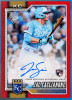 2026 Topps Baseball Series 1 Jac Caglianone rookie autograph card featuring the Kansas City Royals first baseman/outfielder with a Topps certified signature.