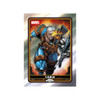 2025 Topps Marvel Chrome trading card featuring Cable from Marvel Comics, showcasing detailed comic artwork on a premium chrome-style collectible card design.