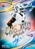 Ashton Jeanty Topps Chrome rookie autograph card numbered 47/50 featuring Las Vegas Raiders running back with Crushed insert design and on-card signature.