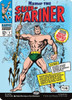Namor the Sub-Mariner MTG Marvel Super Heroes card featuring vintage comic-style artwork, showcasing the Atlantean ruler with trident and abilities highlighting Merfolk synergy and flying.