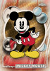2026 Topps Chrome Disney Mickey Mouse Superfractor 1/1 trading card showcasing the legendary Disney mascot with ultra-rare gold spiral foil detailing.