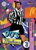 2025/26 Topps Finest UEFA Champions League Zinedine Zidane 90's Madness insert card numbered to 75, showcasing the legendary French midfielder with a retro-inspired design celebrating the era's greatest stars.