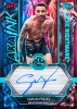 2026 Topps Knockout UFC AKA Ink Carlos Prates Holo Platinum Blue autograph card numbered 1-of-1, featuring a vibrant case-hit style design and certified signature from the rising welterweight contender.