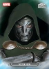 2026 Topps Chrome Marvel Fanfare Doctor Doom card showcasing classic painted artwork of Marvel's legendary villain in his signature green hood and armor.
