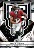 Emeka Egbuka Black Refractor rookie card from 2025 Topps Chrome Black Football, numbered to 10 and showcasing the Buccaneers wide receiver in a bold monochrome design.