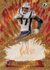 2025 Topps Resurgence Football Arc Flash Red Power Surge Autograph of Rob Gronkowski featuring explosive red artwork, Topps-certified signature, and a scarce low-numbered parallel for Patriots collectors.