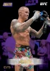 2026 Topps Stadium Club UFC Dustin Poirier Purple parallel card featuring the Lightweight fighter with serial numbering 01/75.