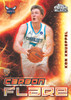 2025/26 Topps Chrome Black Basketball Kon Knueppel Carbon Flare rookie insert featuring the Charlotte Hornets first-year standout in a vibrant Chrome Black insert design.