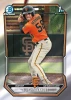 2026 Bowman Chrome Luis Hernandez San Francisco Giants 1st Bowman card featuring the shortstop at bat.