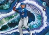 2026 Bowman Chrome rookie card featuring a Toronto Blue Jays player against a blue geode-inspired background.