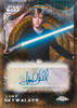 2026 Topps Chrome Star Wars Luke Skywalker 1/1 SuperFractor autograph card featuring Luke with his blue lightsaber and a certified signature.