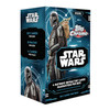 2026 Topps Chrome Star Wars Value Box featuring The Mandalorian and Grogu with 32 cards and 4 guaranteed RayWave Refractor cards per box.