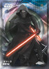 2026 Topps Chrome Star Wars Kylo Ren trading card featuring the dark-side warrior wielding his distinctive red crossguard lightsaber.
