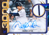 Derek Jeter: 2026 Topps Museum Collection Derek Jeter 3,000 Hit Club autograph relic card featuring game-used Yankees memorabilia and a certified autograph, numbered 01/15.