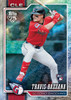 Travis Bazzana: 2026 Topps Update Series Travis Bazzana Cleveland Guardians rookie card featuring the Topps 75th Anniversary parallel design.