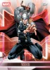 Thor: 2026 Topps Marvel Neon Thor card featuring the God of Thunder wielding Mjolnir in a vibrant neon-inspired Marvel design.