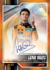 Lando Norris: 2026 Topps Chrome Formula 1 Lando Norris certified autograph card featuring the McLaren Formula One driver, numbered 01/25.