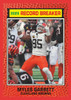 2026 Topps Heritage Football 2025 Record Breaker red border card featuring Myles Garrett of the Cleveland Browns.