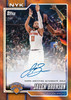 2026/27 Topps Basketball Jalen Brunson Orange Rainbow Autograph Card featuring the New York Knicks superstar with a certified autograph and colorful parallel design.