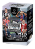 2025/26 Topps Stadium Club Chrome UEFA Champions League Value Box featuring soccer players and exclusive RayWave parallel branding.