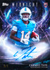 2026 Topps Midnight Football Carnell Tate Tenebrous Traces Black Light rookie autograph featuring the Tennessee Titans receiver, numbered 1/1.