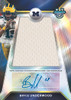 2026 Bowman U Best Football Bryce Underwood autograph relic card featuring the Michigan Wolverines quarterback with a large game-used memorabilia swatch.