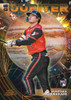 2026 Topps Cosmic Chrome Baseball Munetaka Murakami Planetary Pursuit Jupiter rookie card featuring the batter against a giant Jupiter backdrop.