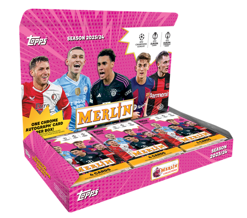 Topps Merlin Chrome 旗手怜央 1of1 世界1枚限定 1/1 2023/24 Topps Chrome UEFA Merlin Soccer Hobby Box